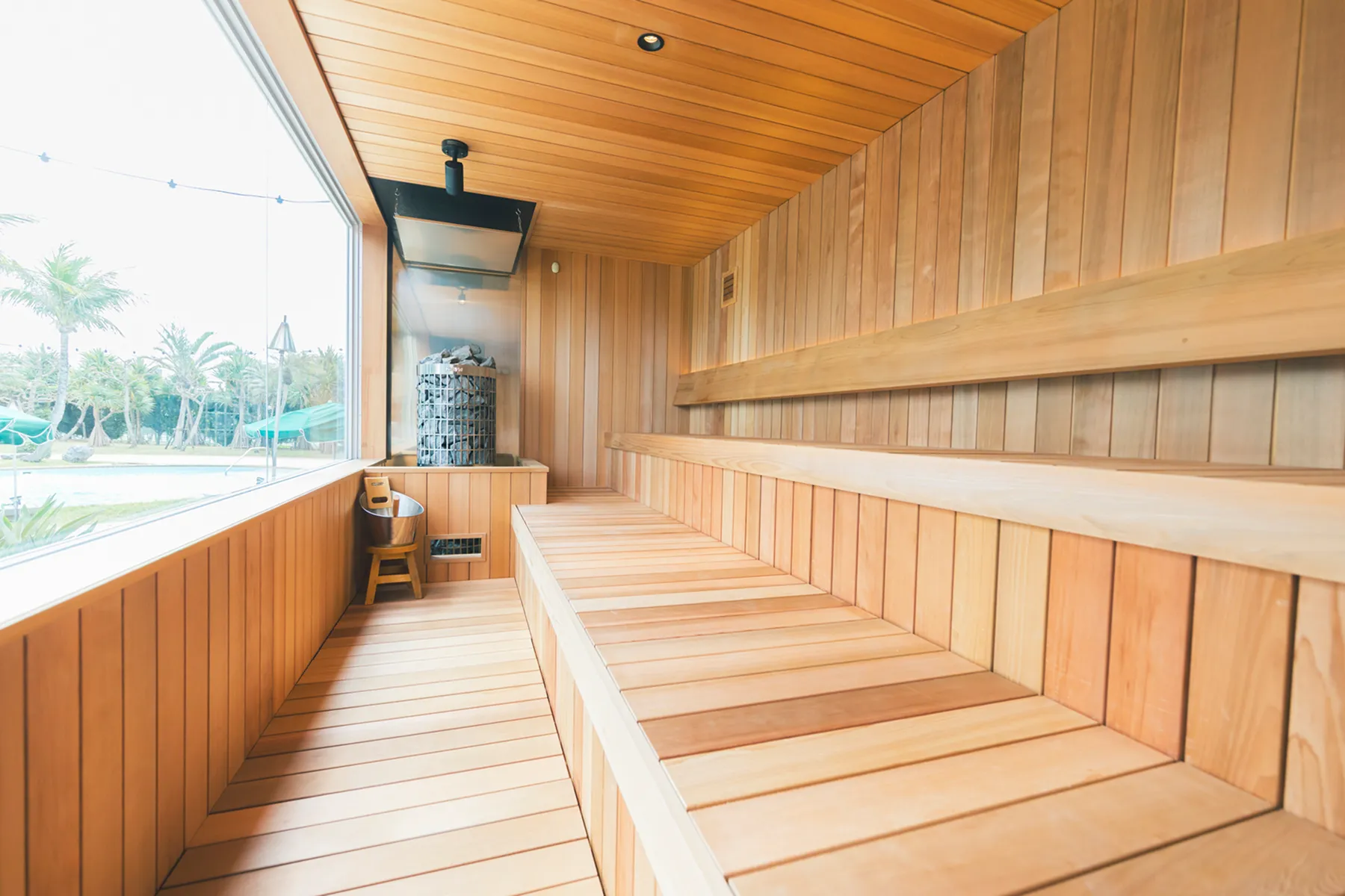 アウトドアサウナ