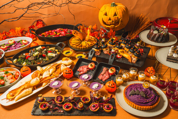美食で楽しむハロウィン。妖しく華やかなランチブッフェを開催