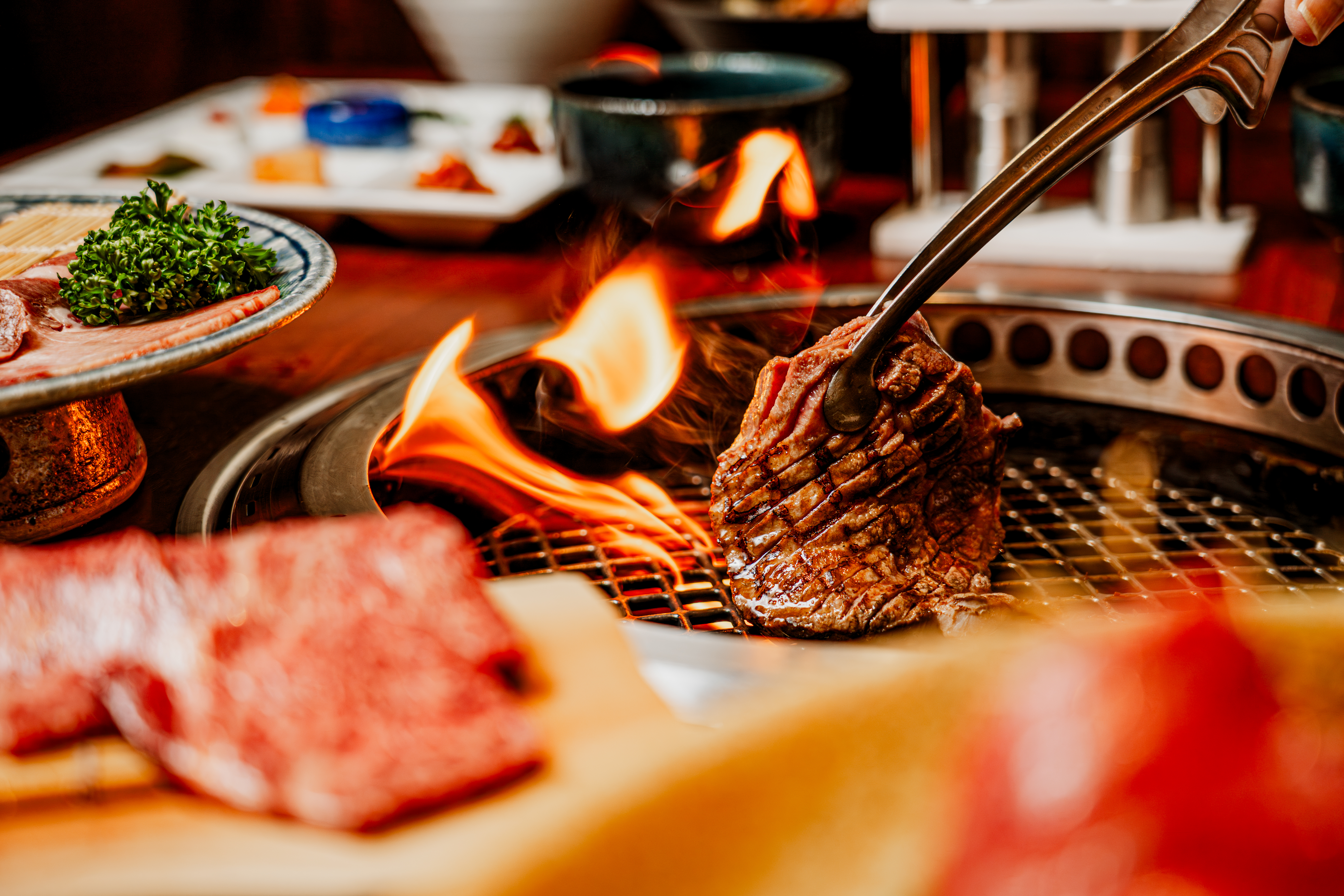 焼きすき三種盛り